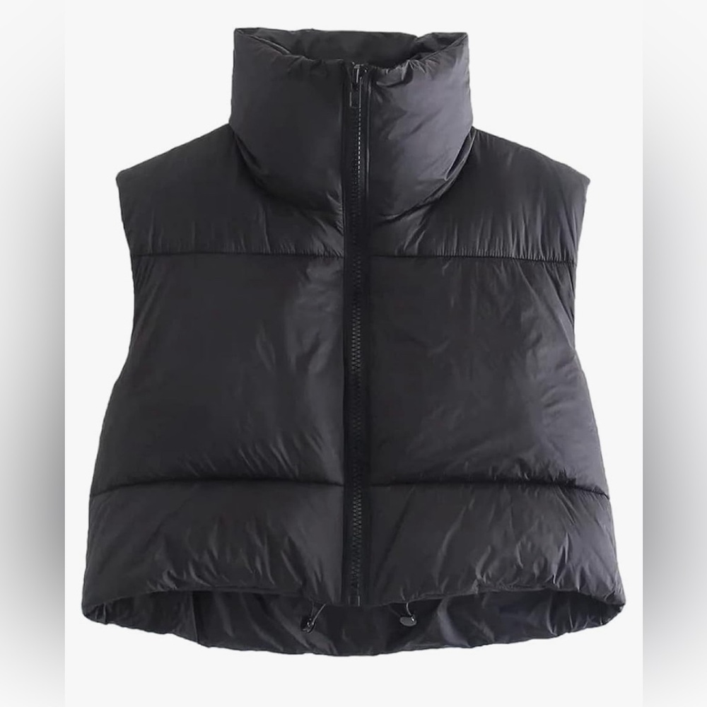 Amazon black puffer vest